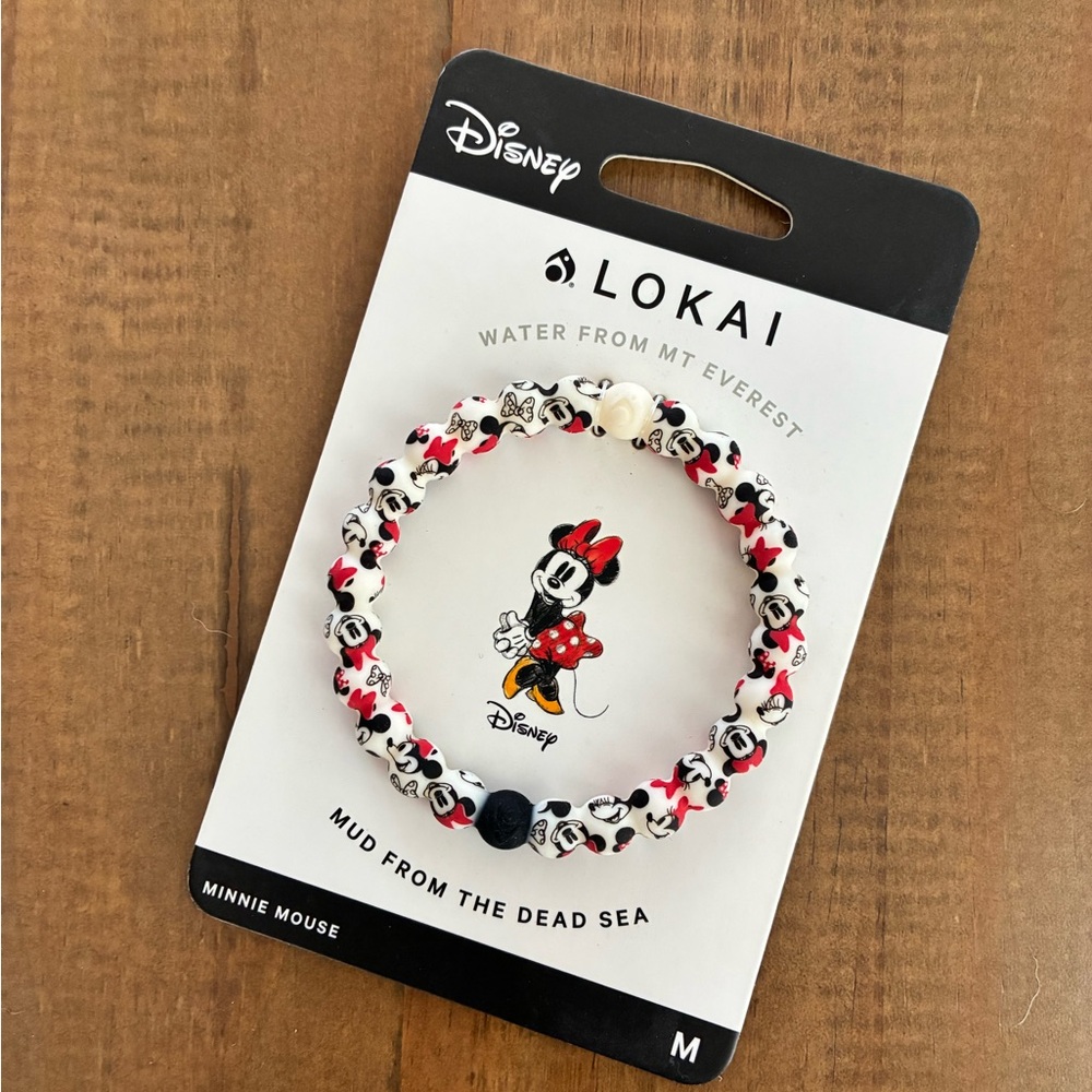 Lokai Minnie Mouse Bracelet - Red, Black, White